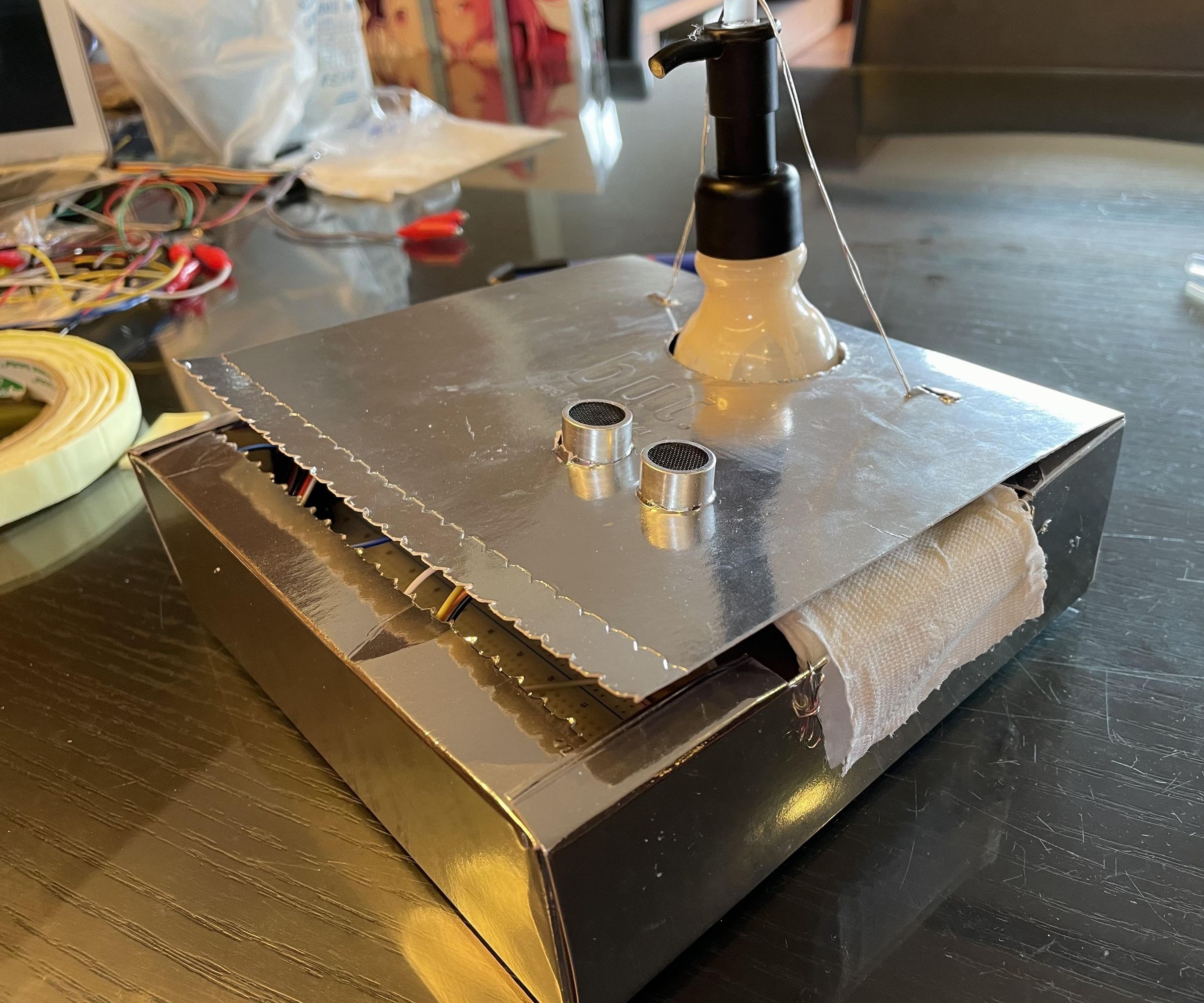 DIY Hand Sanitizer Dispenser (Leonardo Arduino) 