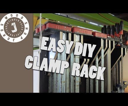 Easy DIY Clamp Rack