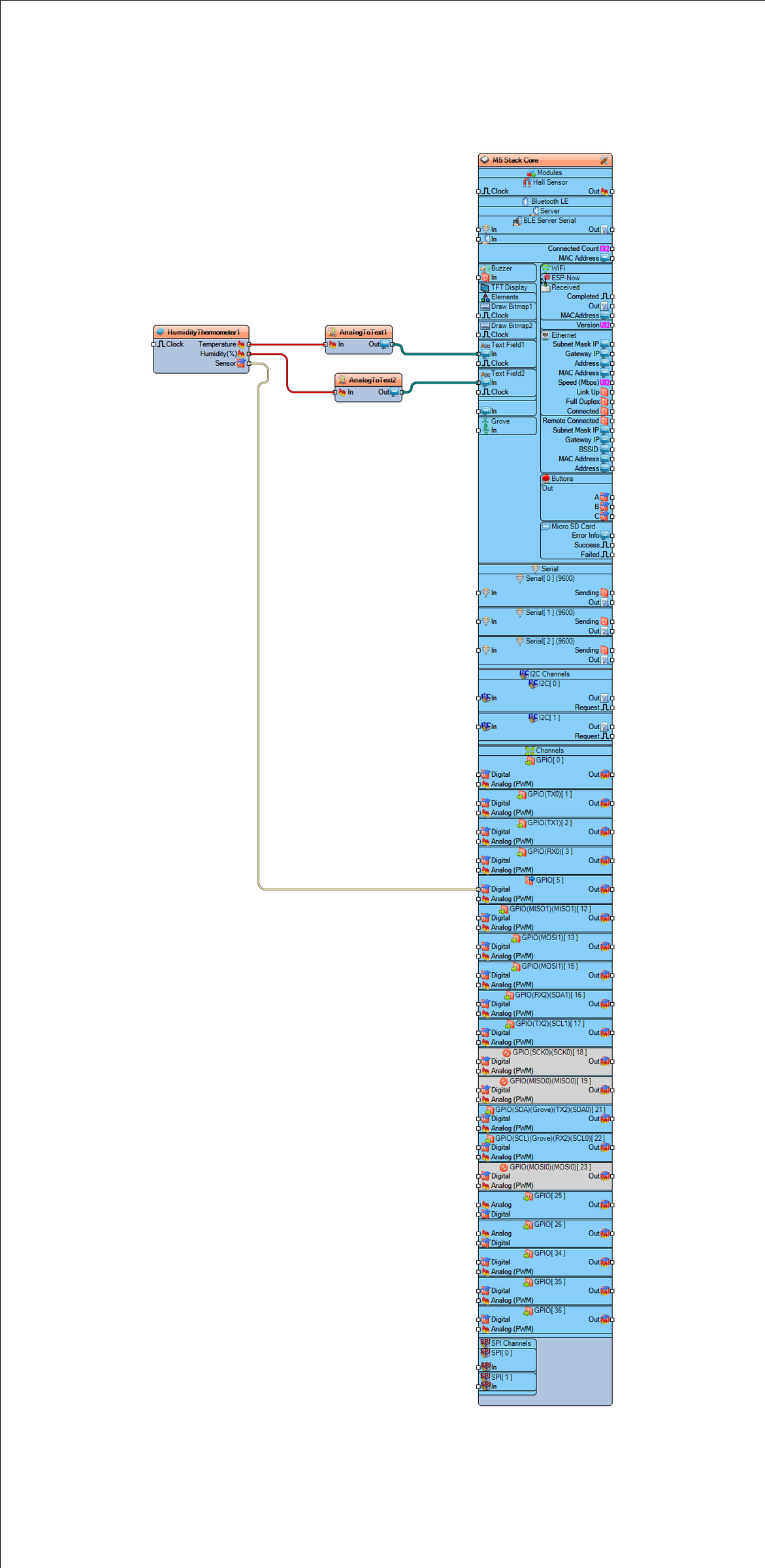 In Visuino Connect Components photo 2