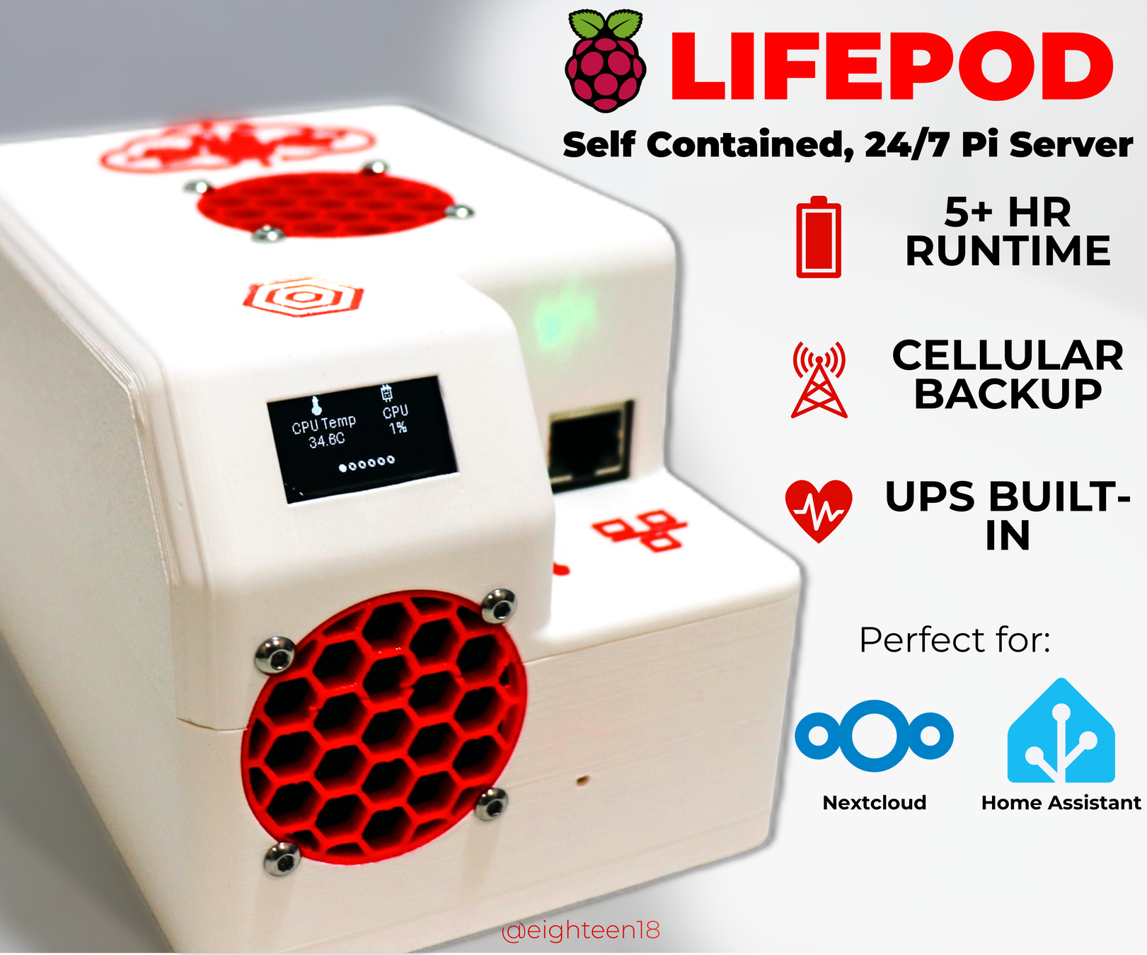 Lifepod: a Self Contained, 24/7 Server