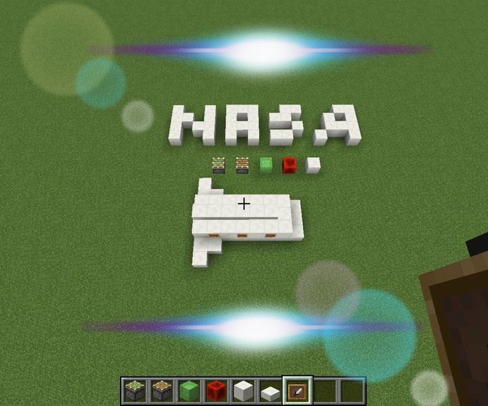 Minecraft: How to Make an Easy NASA Shuttle That WORKS! 1.8+