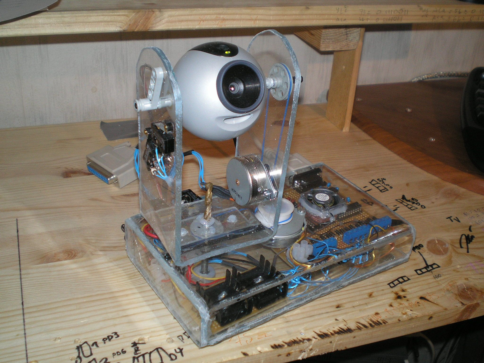 Web controlled Surveillance Camera