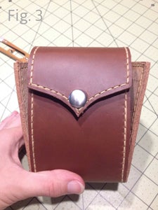 Box Stitching and Finishing Your Case