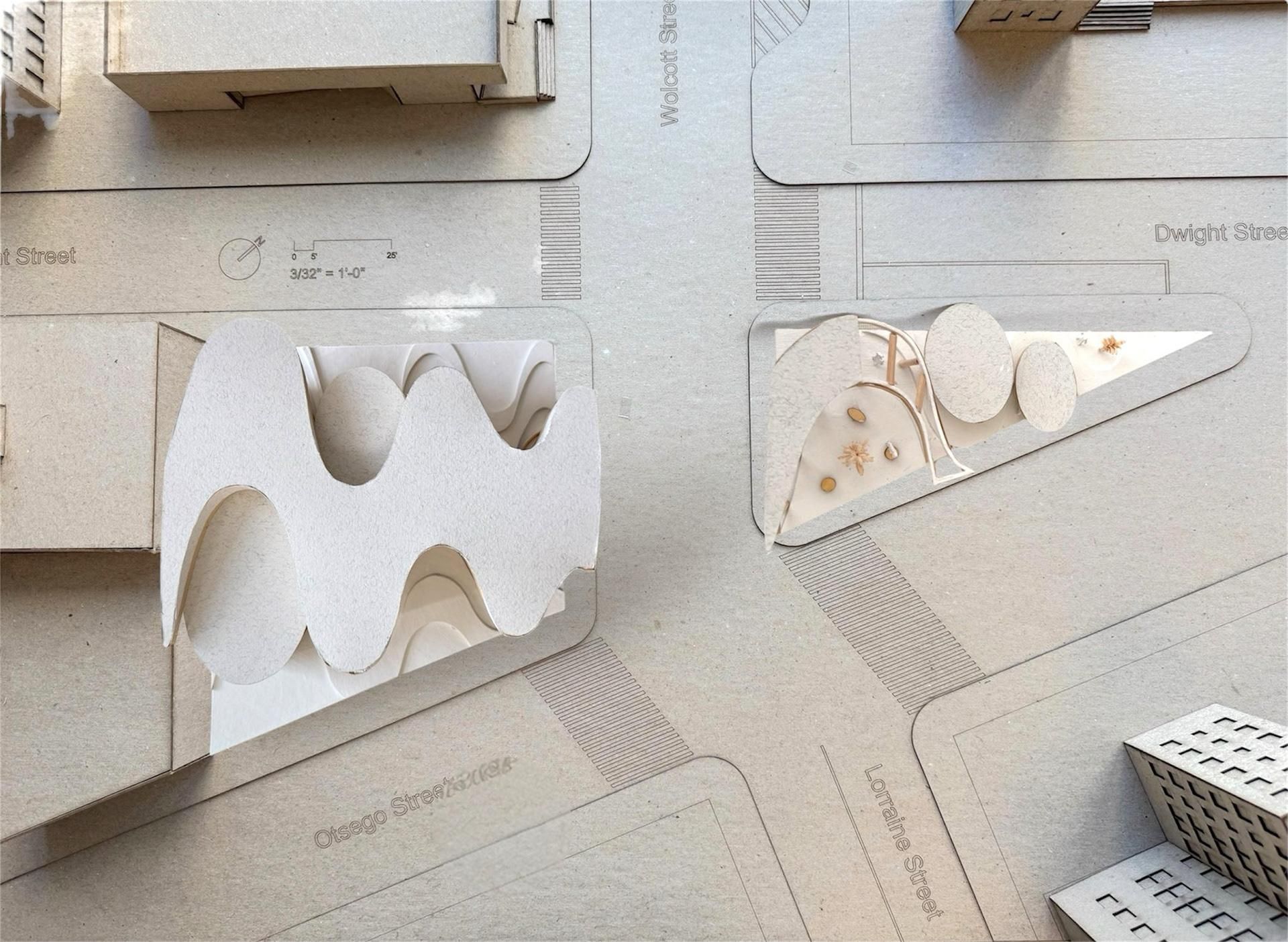 Make It Fold: Curved Architectural Model (Handmade With Paper + Balsa ...