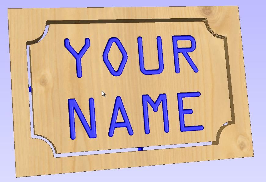 Create Nameplates with VCarve PRO