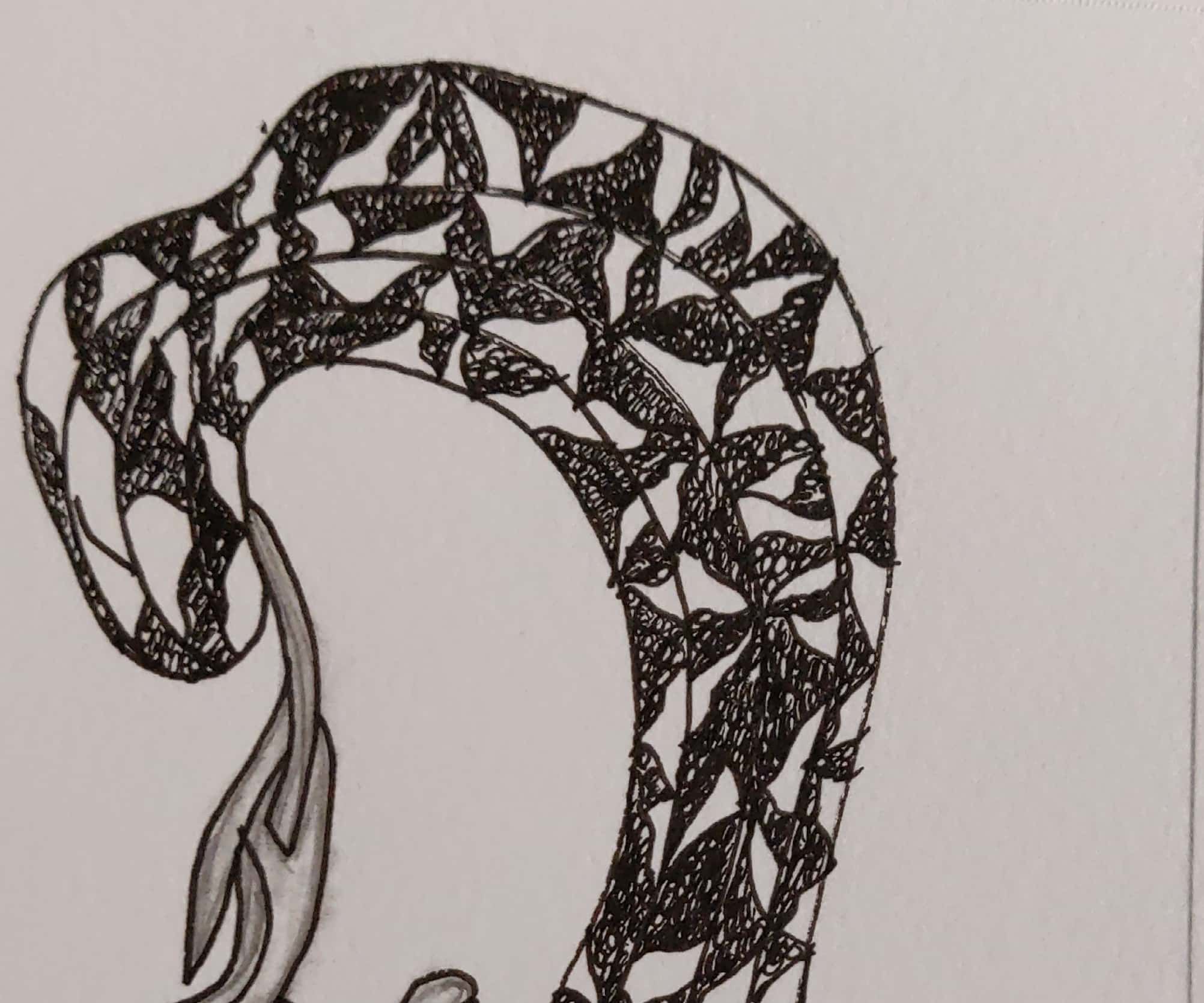 Darlingtonia Californica "Zentangle"