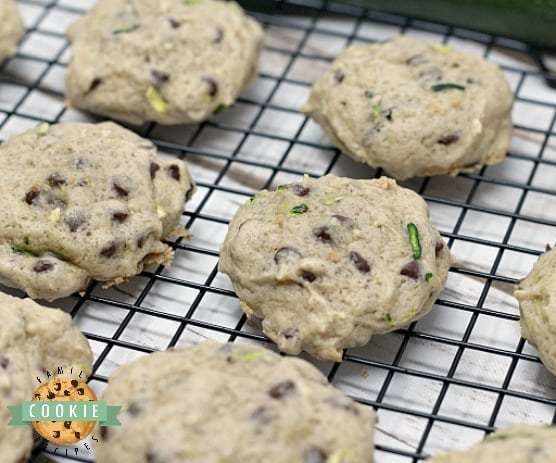 Zucchini Chocolate Chip Cookies
