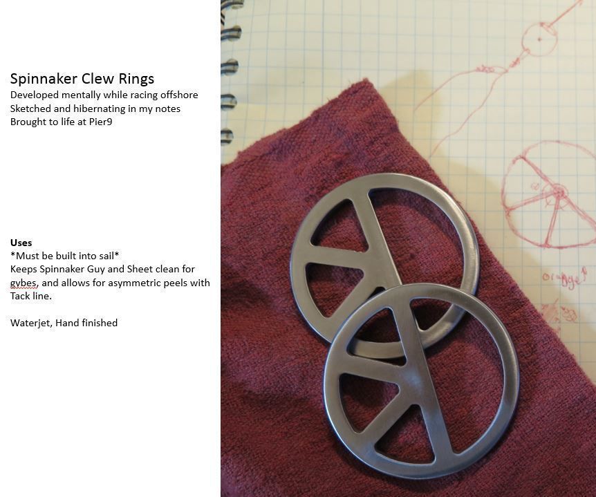 Spinnaker Clew Rings for Racing