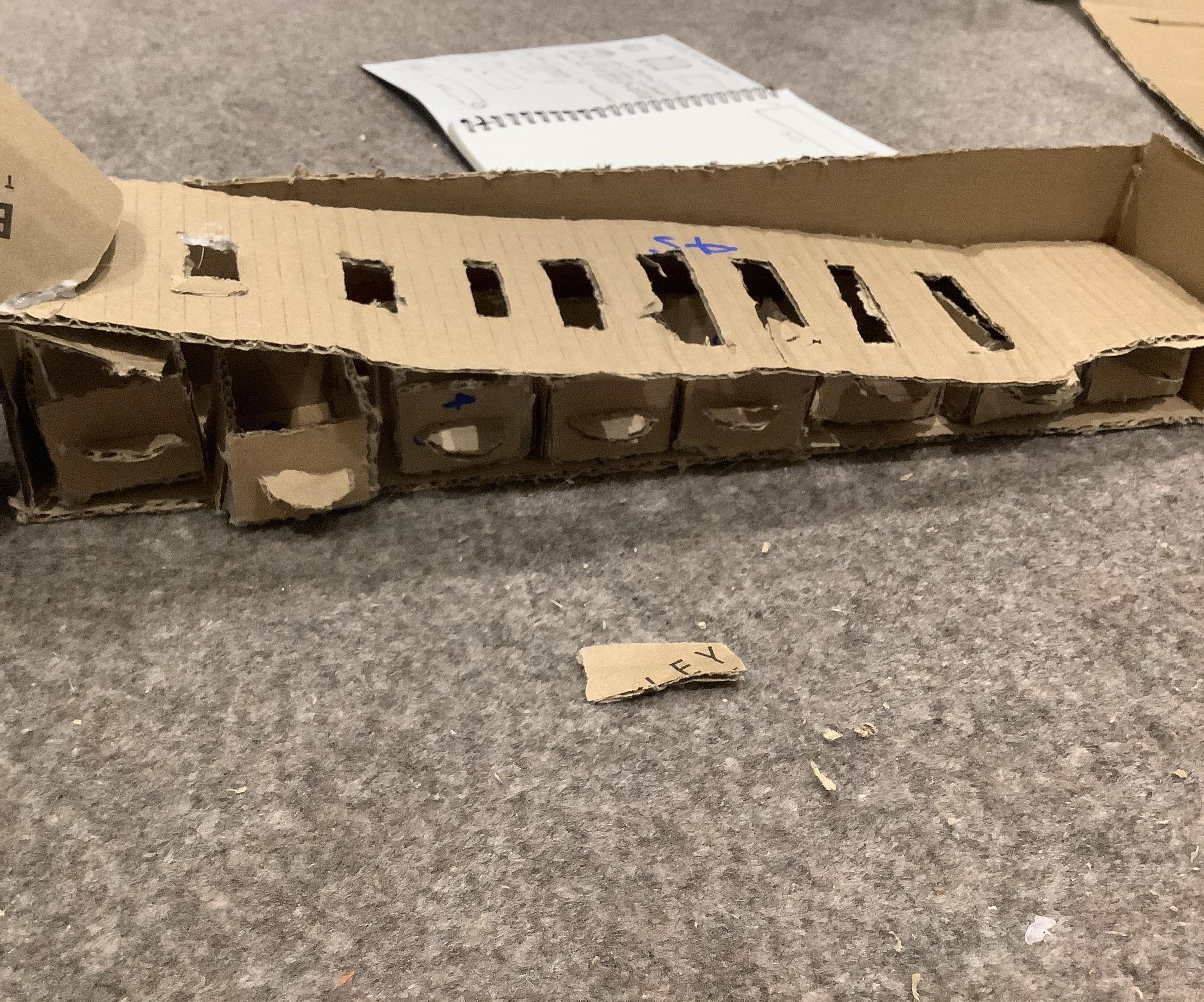 Automatic Cardboard Money Box and Separator