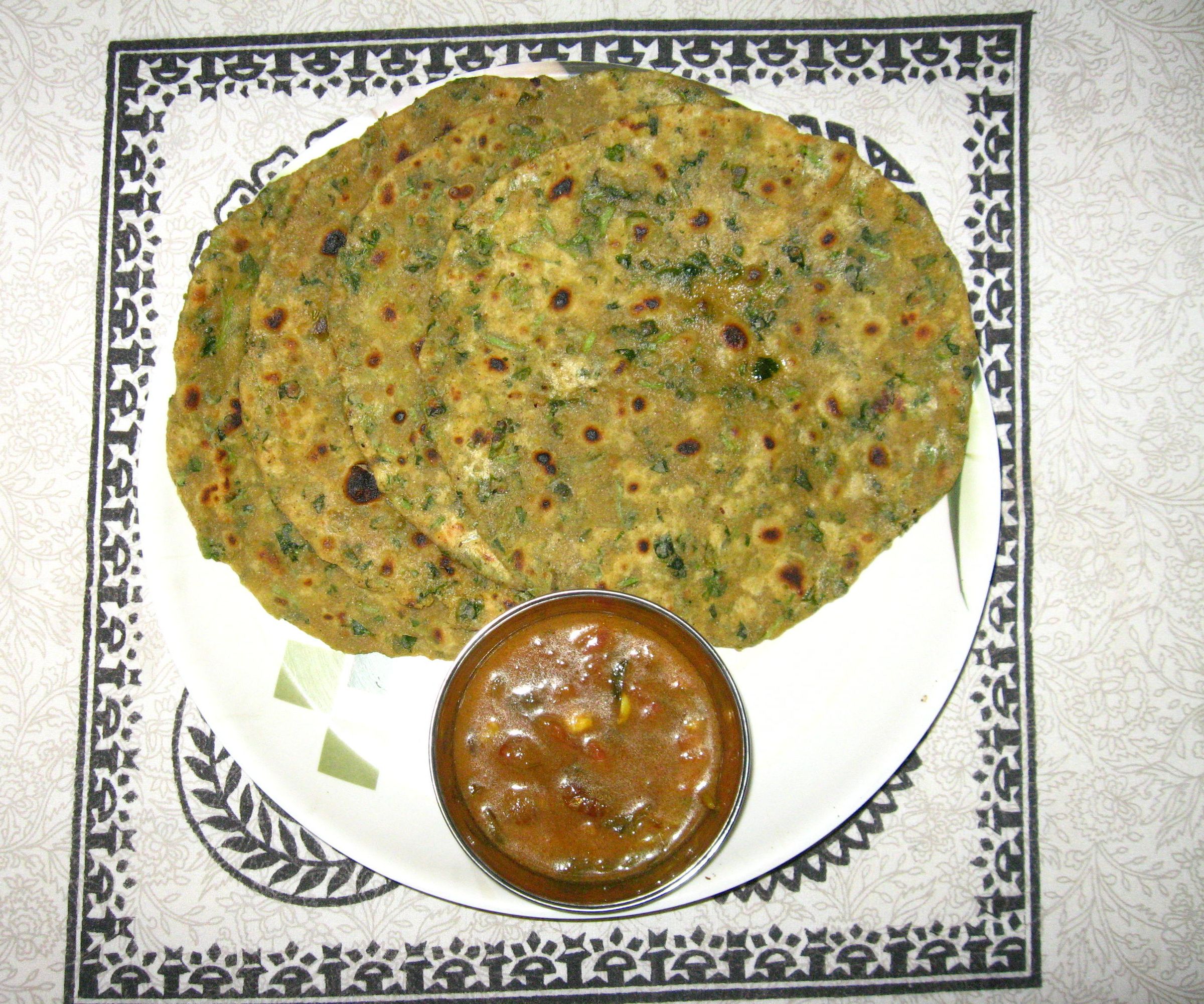 Chapatti  With Fenugreek Leaves