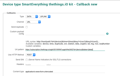 Connecting Sigfox to Thethings.iO