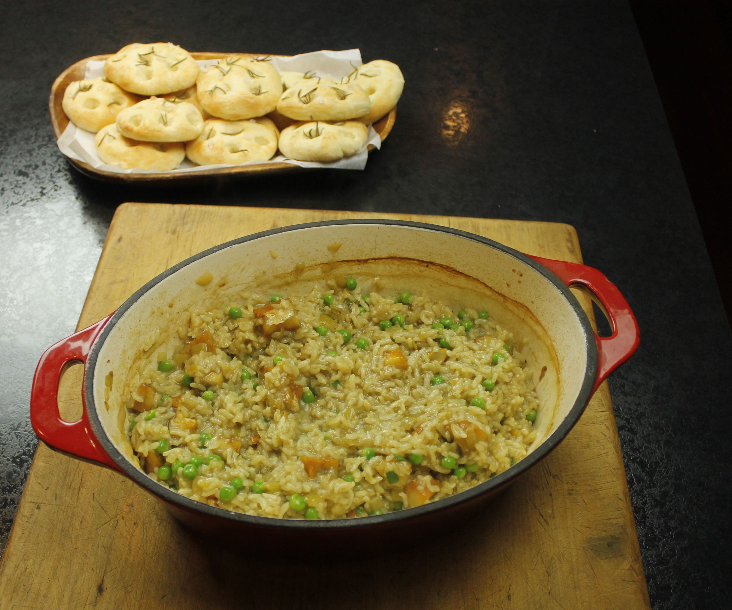 Making a Fish Risotto