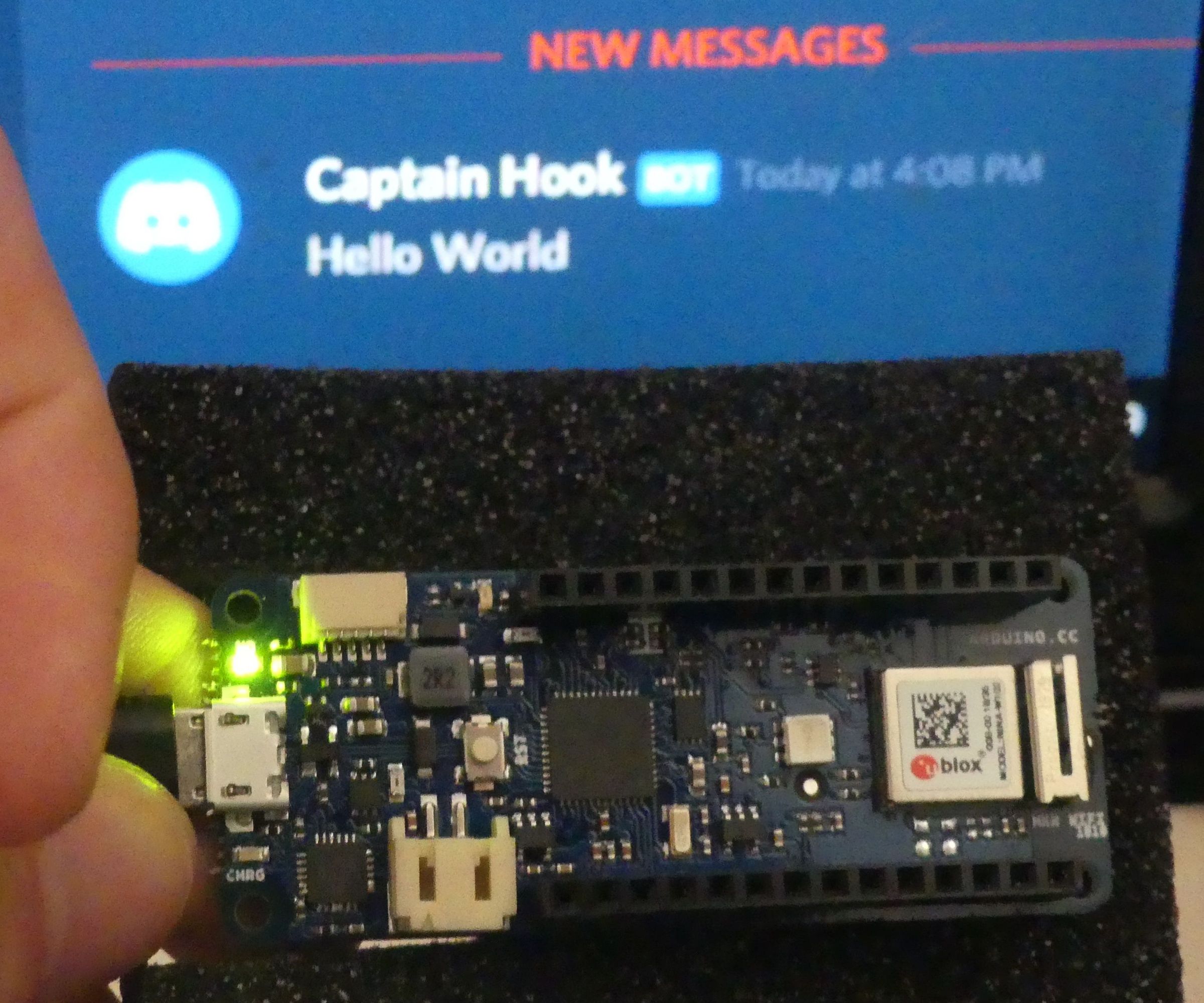 Send a Message on Discord Using Esp32 / Arduino MKR1010