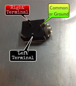 Preparing 3.5mm Socket