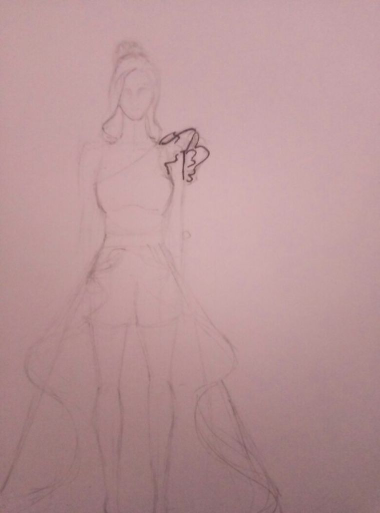 how to draw a prom dress How to Draw a Prom Dress