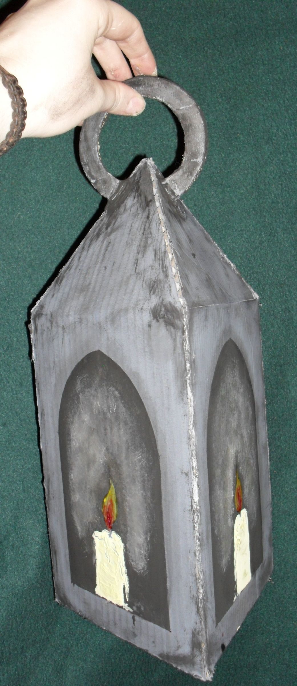Cardboard Props: Victorian Candle Lantern