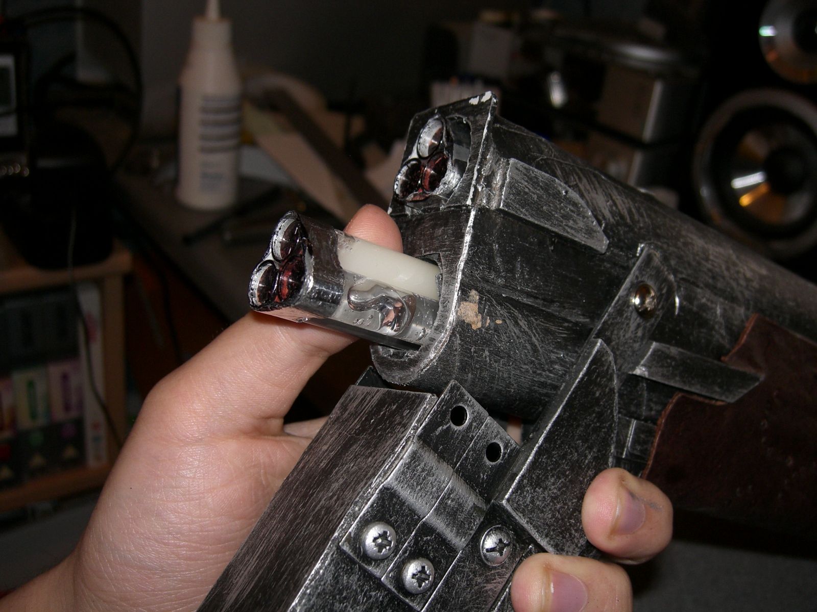 Vampiric Cyberpunk Double Barrel Shotgun