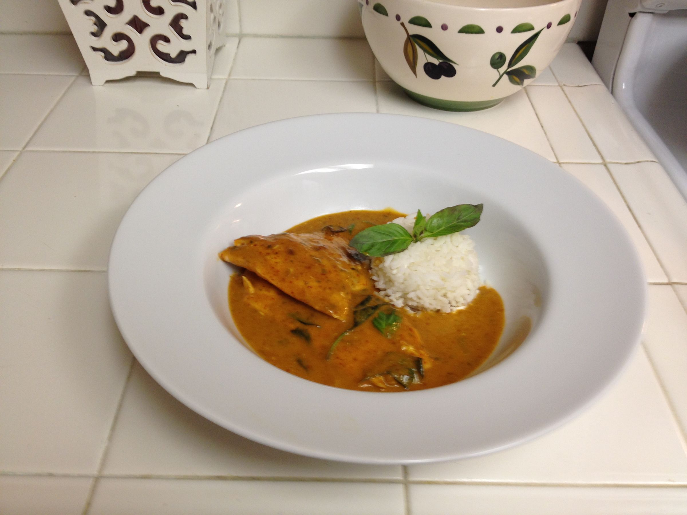 Thai Salmon Chu Chee - by Mimi