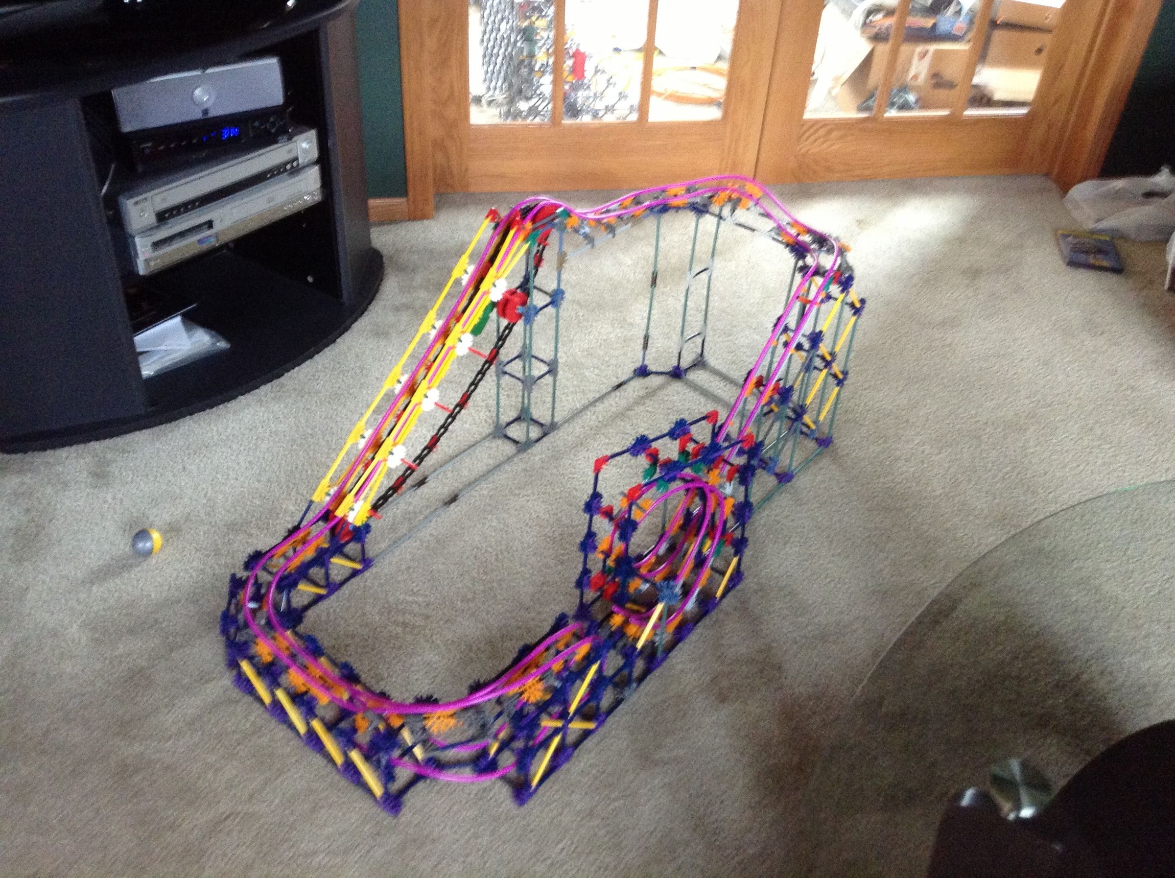Knex Ball Coaster - Looper