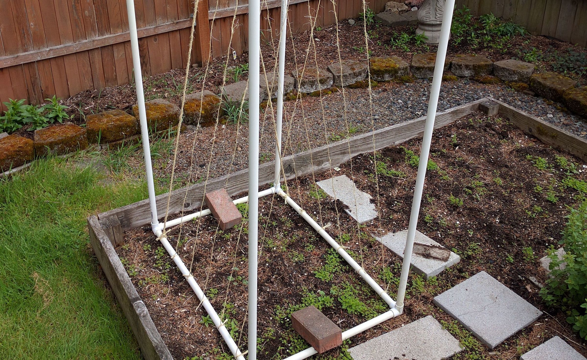 PVC Garden Trellis
