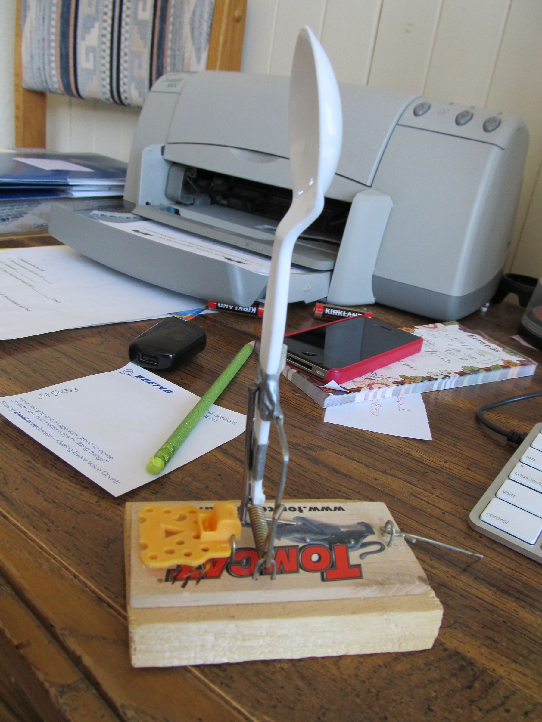 Mini Siege Engine: Mousetrap Catapault