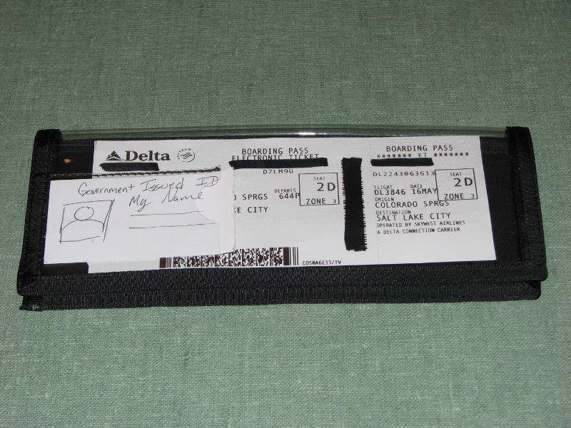 Airline Ticket Jacket (SewUseful)
