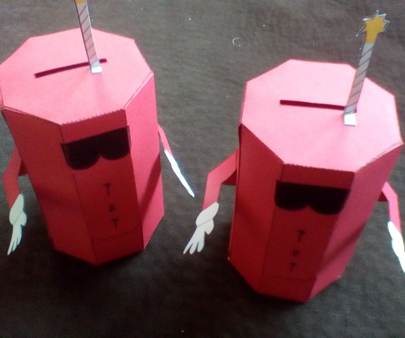 Sparky, the Moving Paper Coin Bank