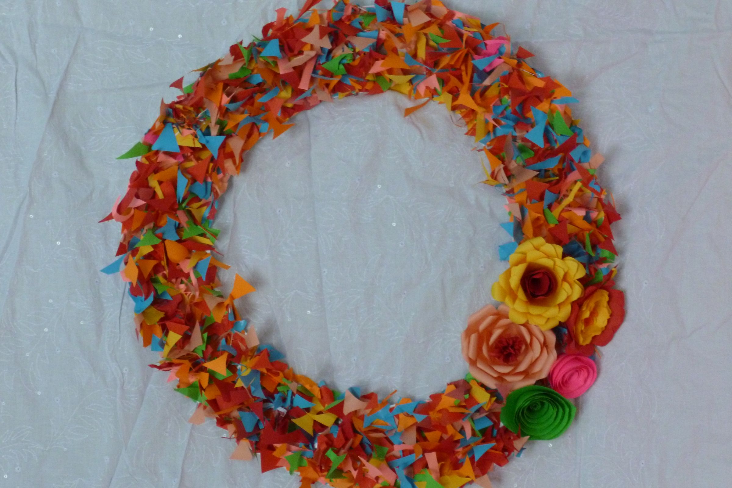 full of colours wreath