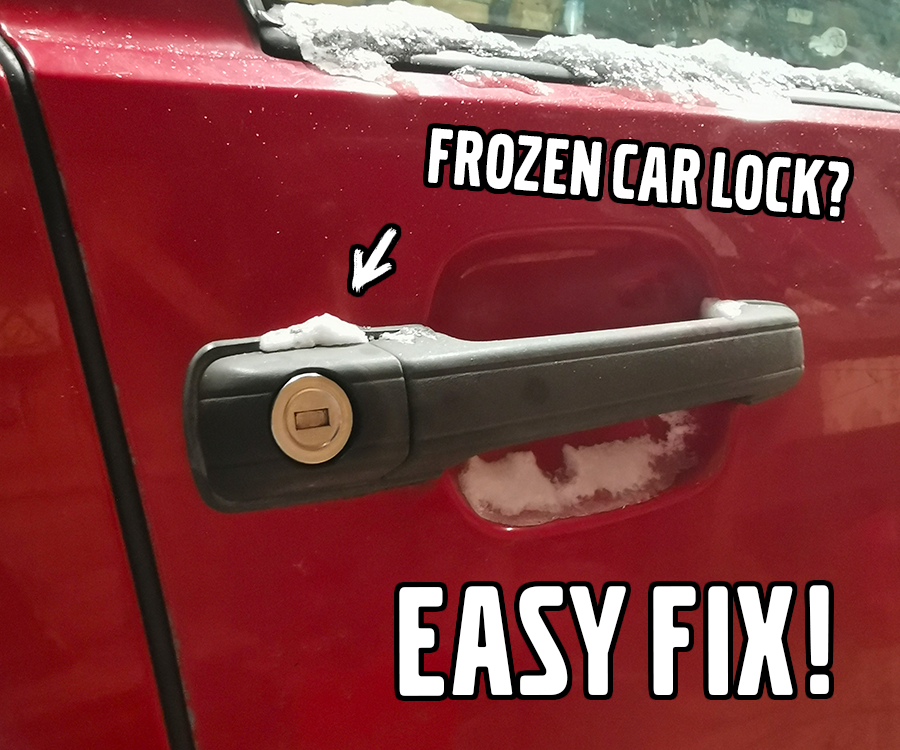 Easy Fix for a Frozen Car Lock