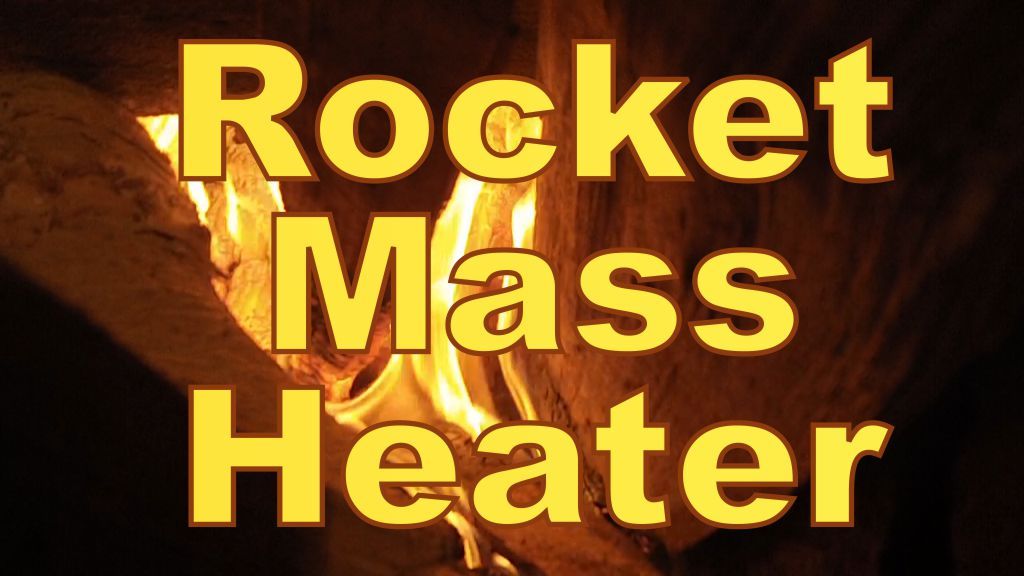 Geodesic Dome Greenhouse - Part 10 - ROCKET MASS HEATER