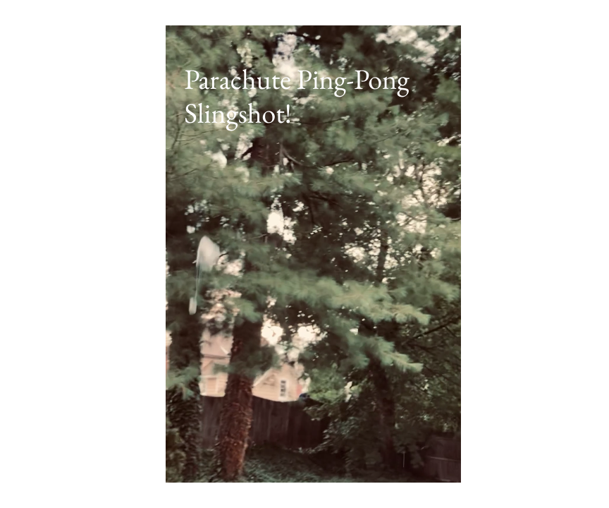 Parachute PingPong Slingshot Molded in TinkerCAD! 13 Steps