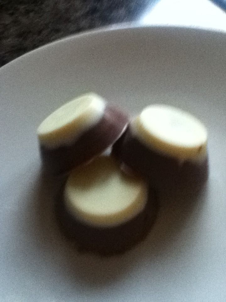 Caramel Filled Milk and White Chocolate Candies