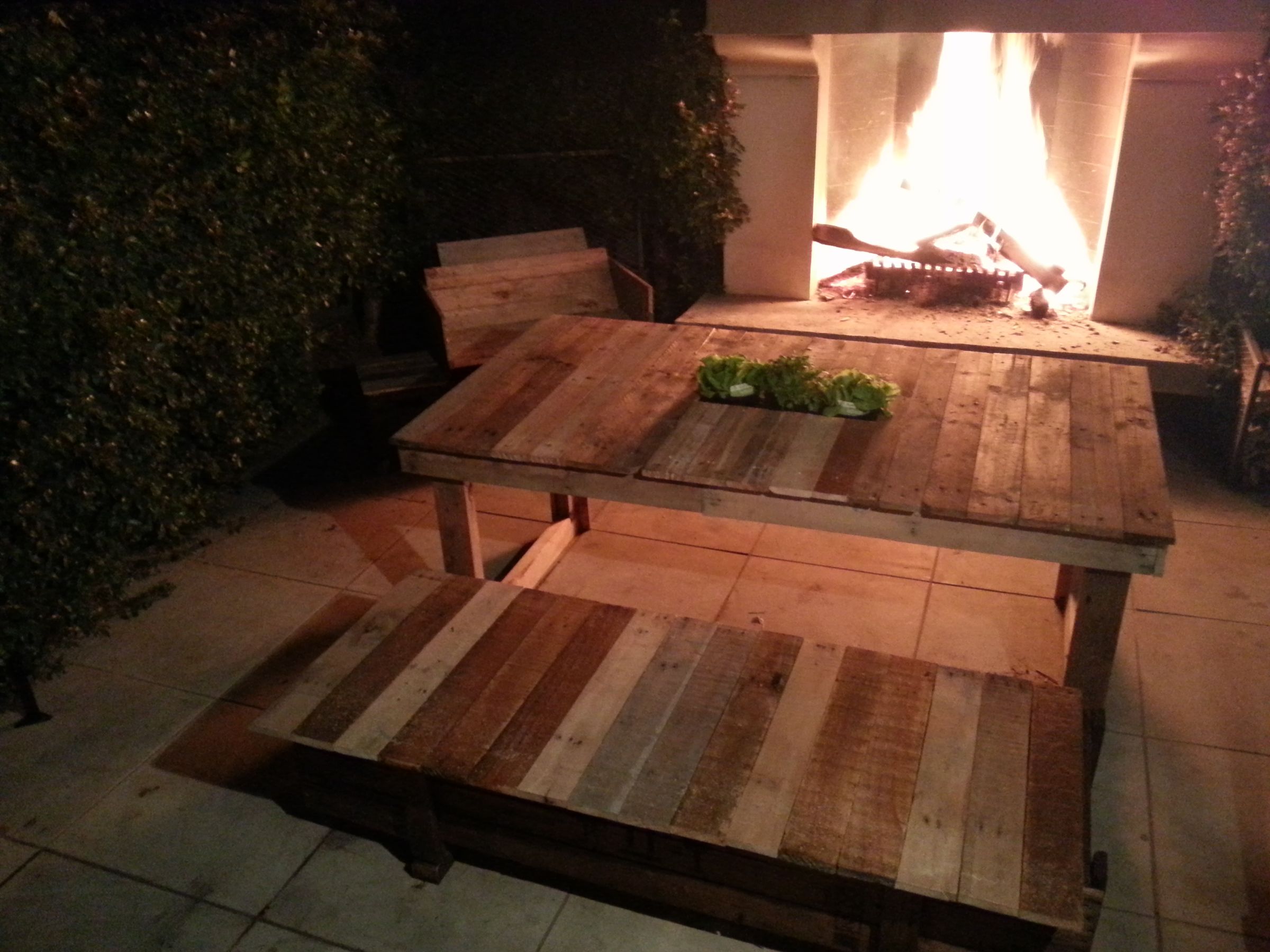 Upcycled Outdoor Furniture Set