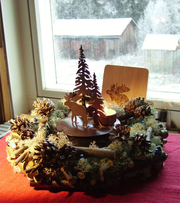 Christmas /winter Wreath Low Cost and Easy