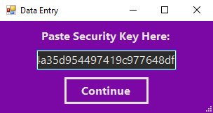 Launch the Software and Set Security Key