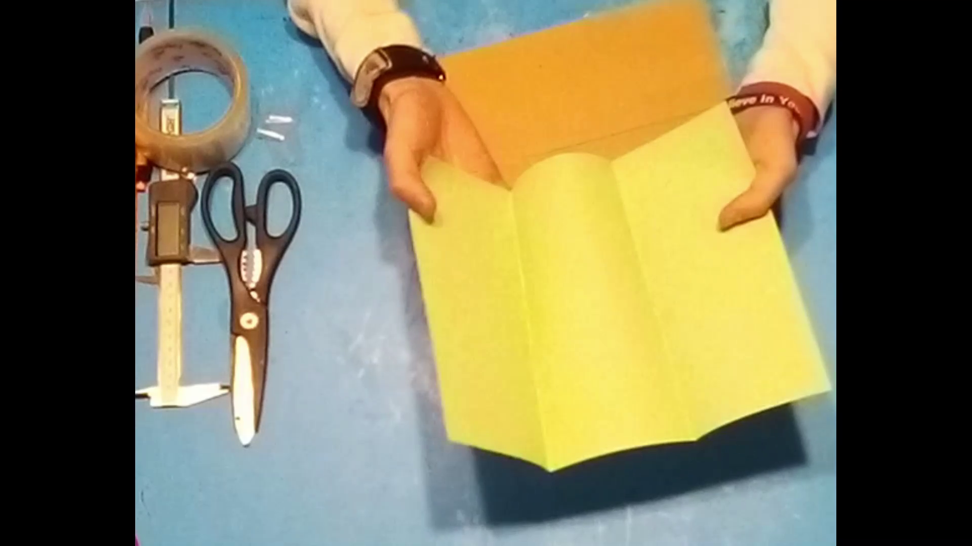 DIY Trifold Paper Folding Guide 3 Steps Instructables