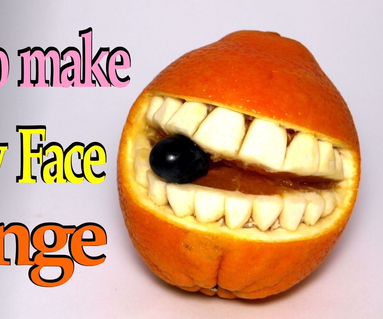 How to Make a Smiley Face Orange