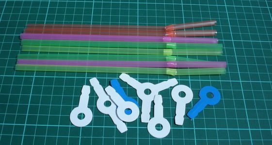 Strawbots: Robots With Strawbees and Pager Motors