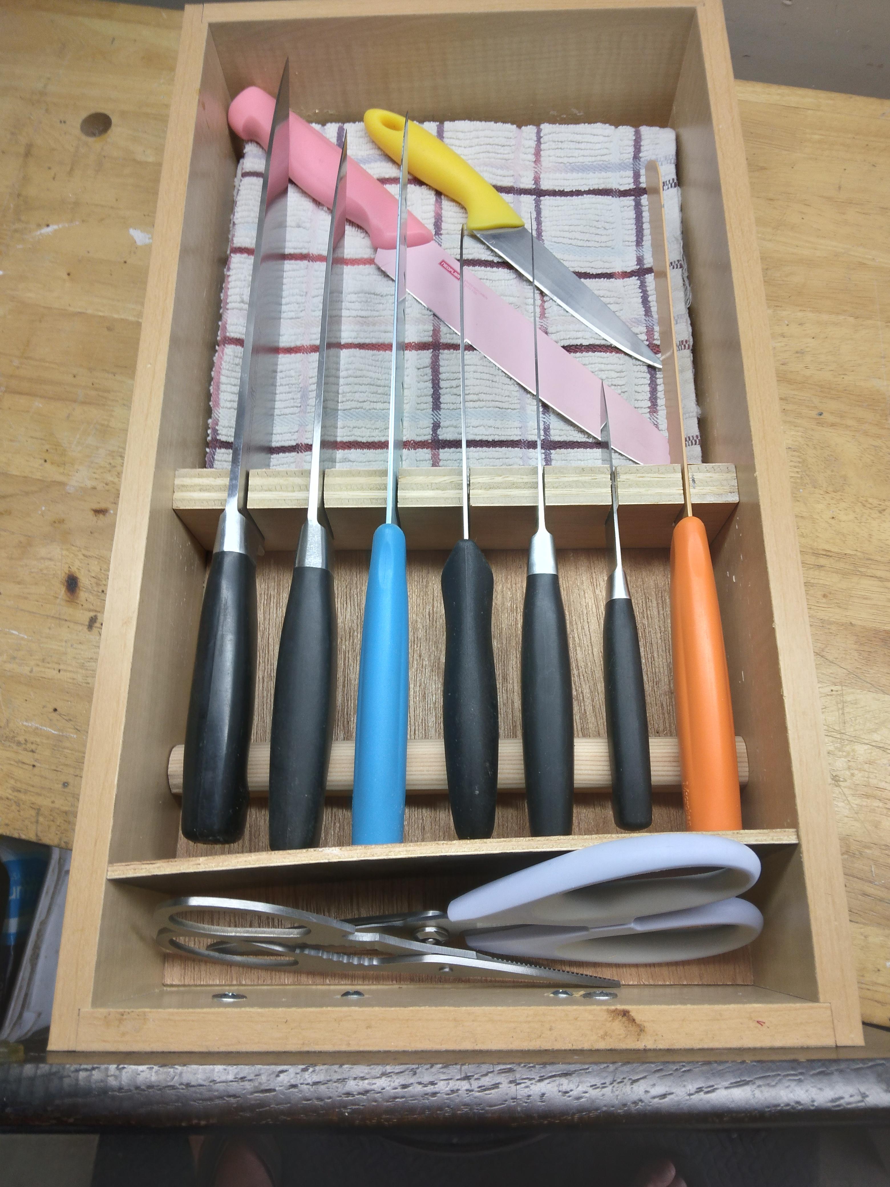 Knife Storage Drawer Insert 3 Steps (with Pictures) Instructables