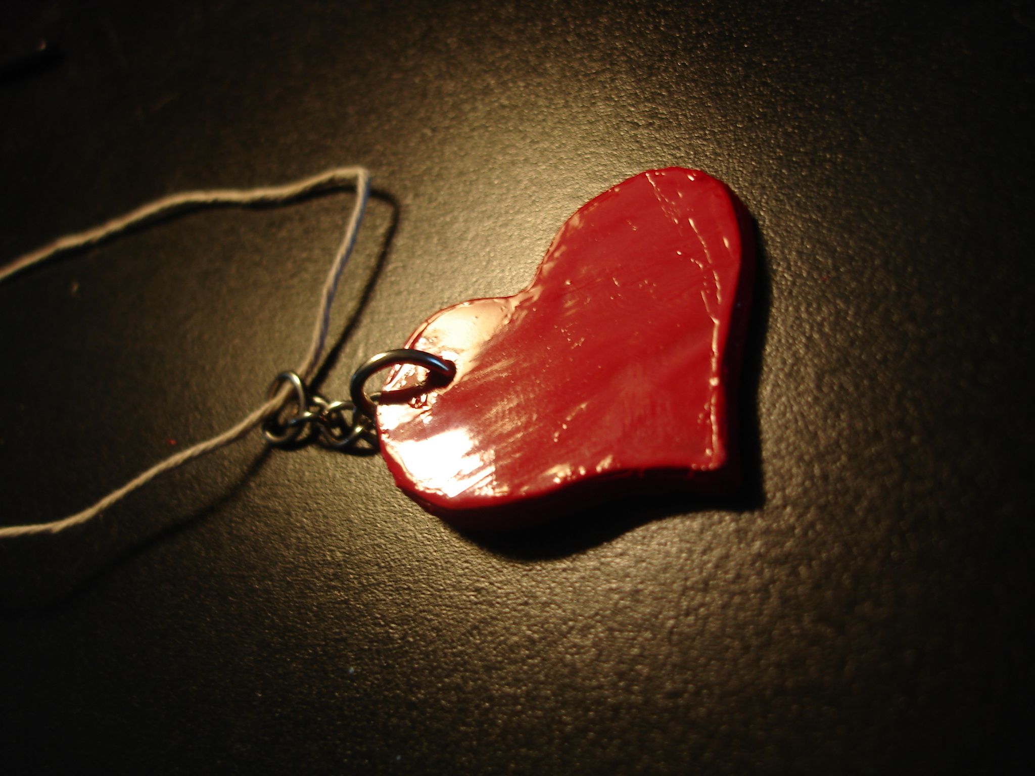 Recycled Heart Necklace