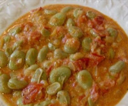 Broad Beans With Capers and Olives