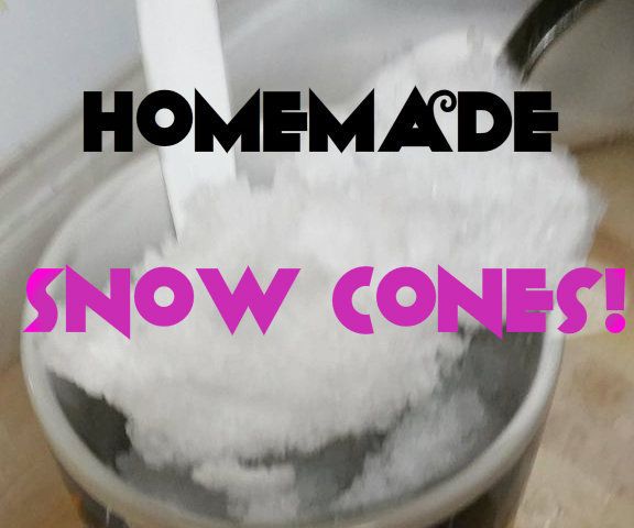 Homemade Snow Cones 
