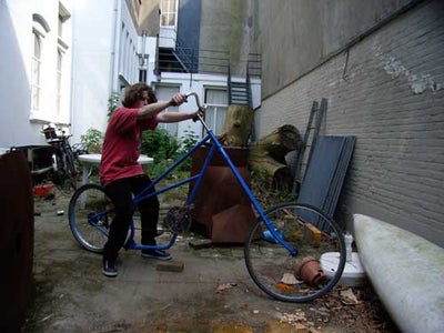 Lowrider Chopper Bike, Made of Old Bikes