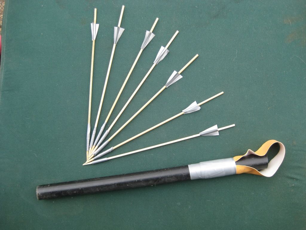 Rubber Powered Dart Launcher & Darts