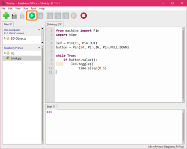 LED Control With Button