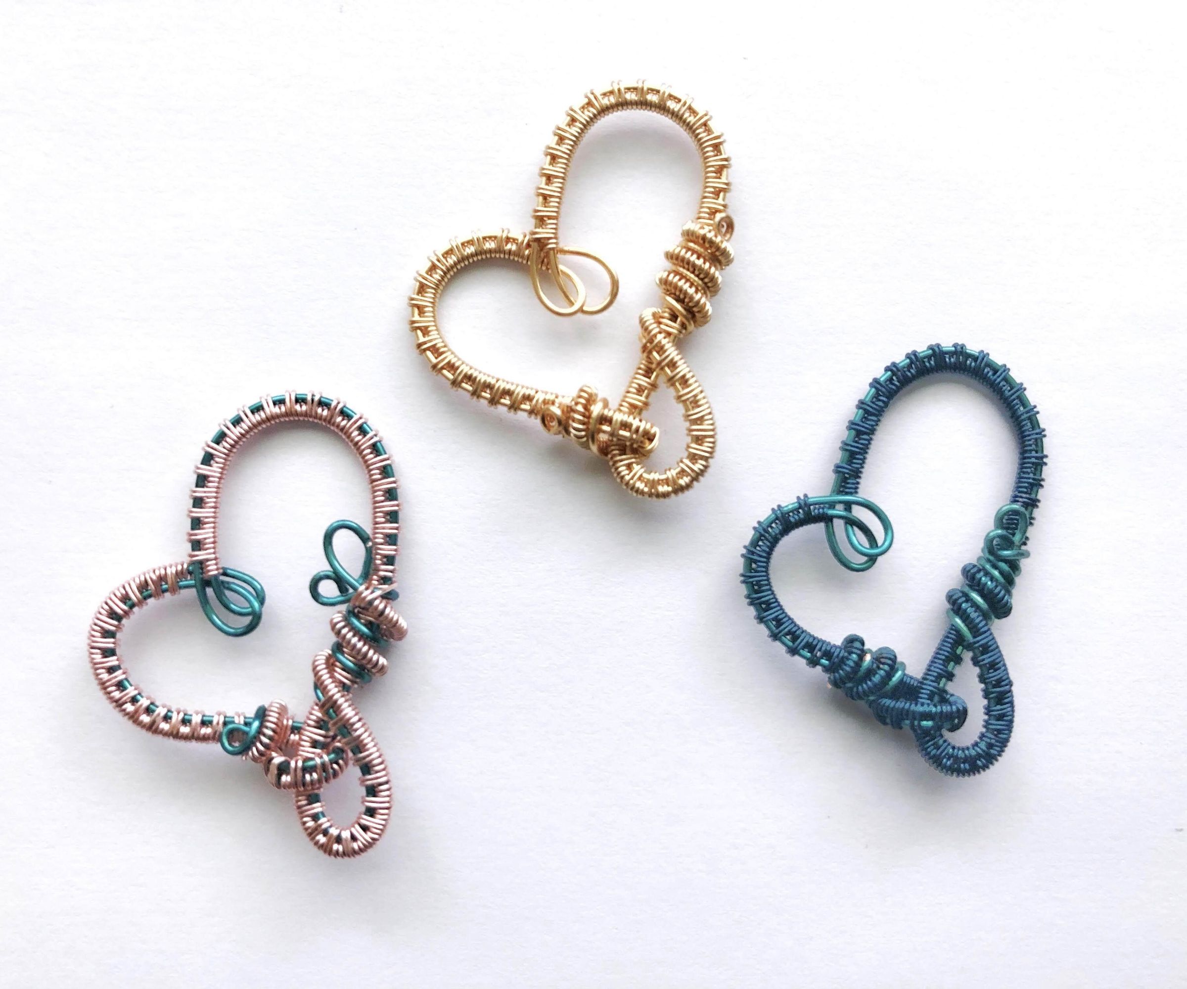 Woven Wire Hearts