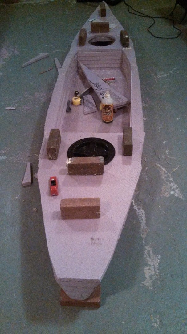 kayak catamaran plans Bow and Stern Decks
