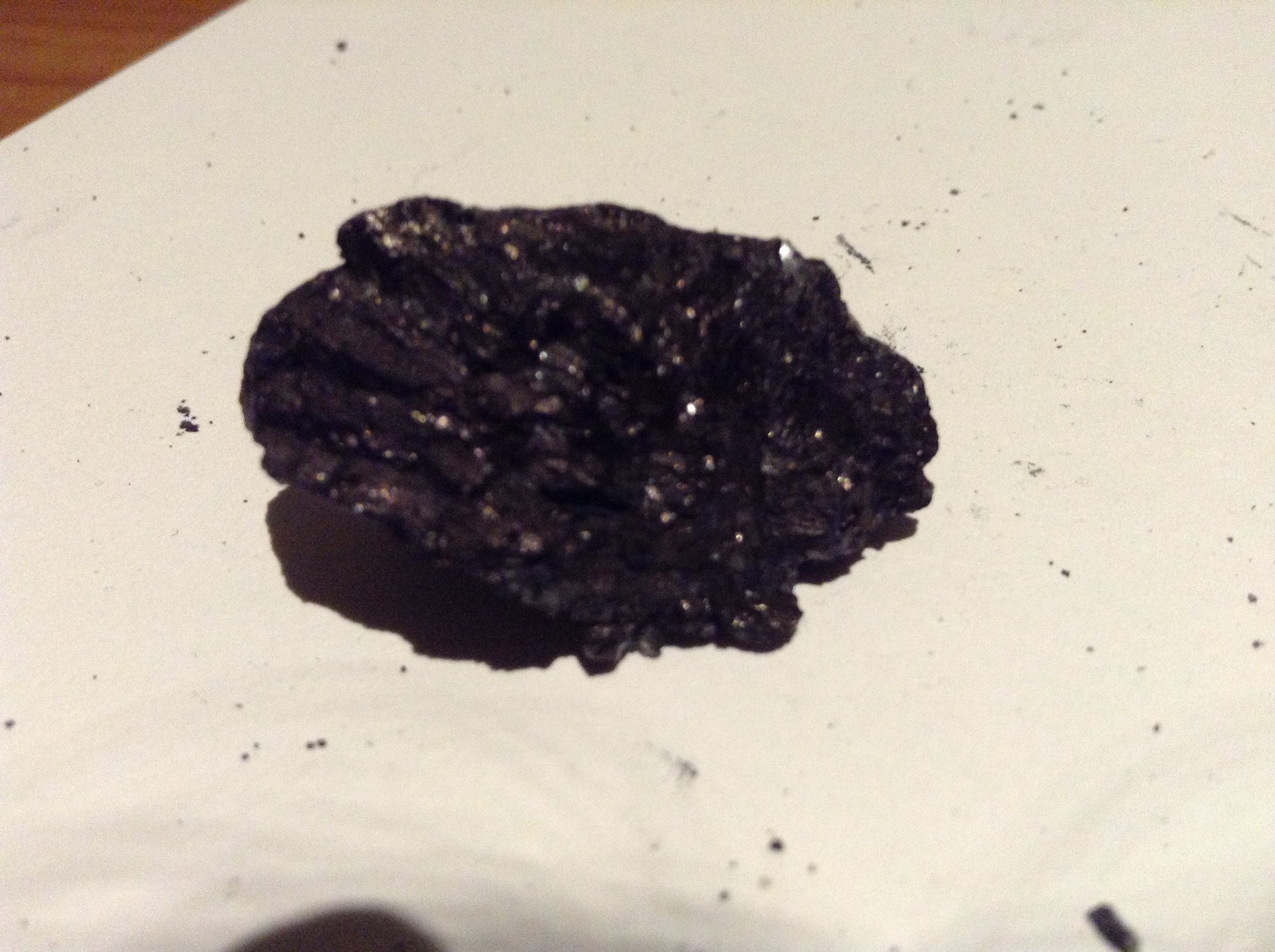 Make a black crystal