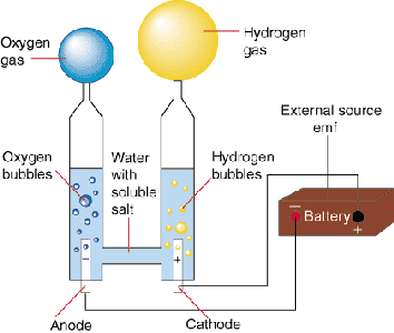 Separate Hydrogen and Oxygen From Water Through Electrolysis
