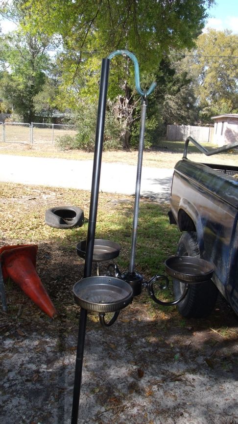 Scrap Pile Bird Feeder